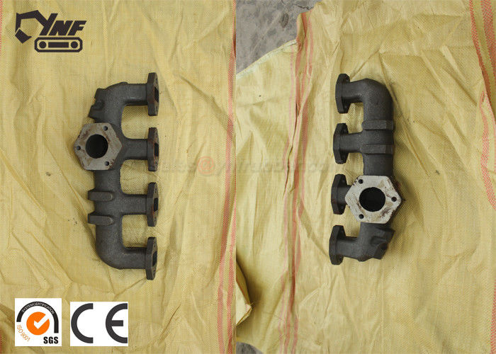 Sivler Color 4D31 Diesel Engine Exhaust Manifold Cast Iron Material