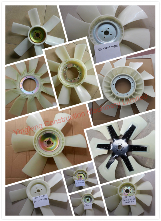 Isuzu 4HK1 4BG1 4JG1 6HK 6BG1 Excavator Engine Spare Parts Isuzu Engine Cooling Fan for Digger