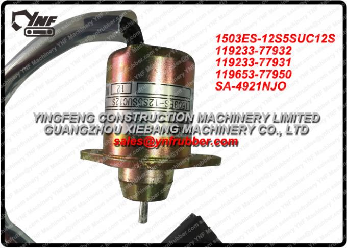 Electrovanne D'Arrêt De Carburant 12V 119233-77932 119233-77931 Pour Tracteur John Deere Yanmar - Pièce De Rechange