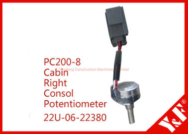 Komatsu Excavator Electric Parts PC200-8 Cabin Right Consol Potentiometer 22U-06-22380