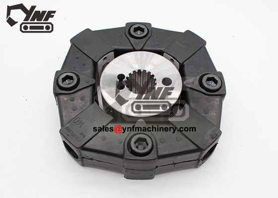 Buy PC03-21C Excavator Coupling For Komatsu Flexible Iron Rubber Black online manufacture