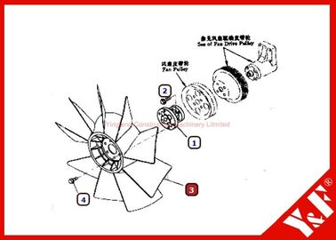 Buy Komatsu Excavator Cooling Fan Blade online manufacture