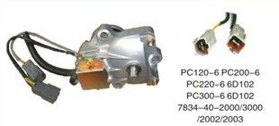 Pc220 - 6 Pc200 - 6 Komatsu Excavator Parts Throttle Motor 7834 - 40 - 2000 7834 - 40 - 2002