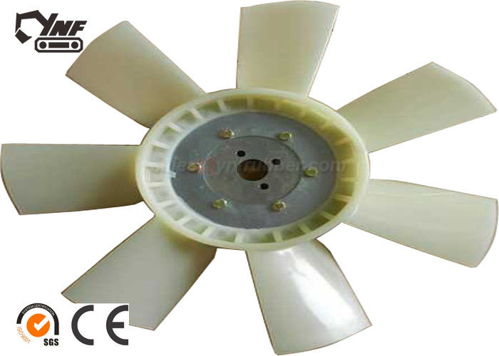 White Excavator Spare Parts , Generator Genset Engine Cooling Fan Assembly 4BG1
