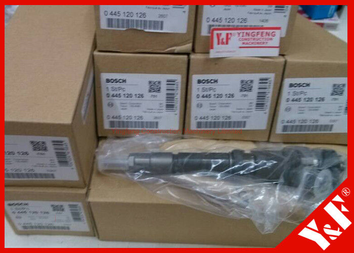 Mitsubishi Motor D04FR Injector 0445120126 Kobelco Excavator Parts SK130-8 SK135SR