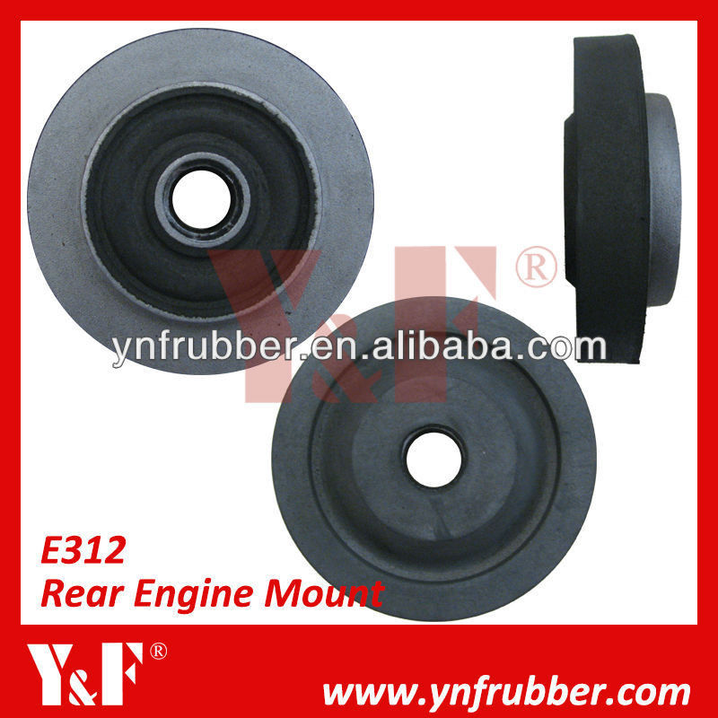 Professional Excavator Accessories Durable Rear Engine Cushion Rubber