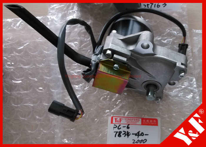 7834-40-2000 / 7834-40-2001 Komatsu Excavator Parts Throttle motor for PC200 - 6