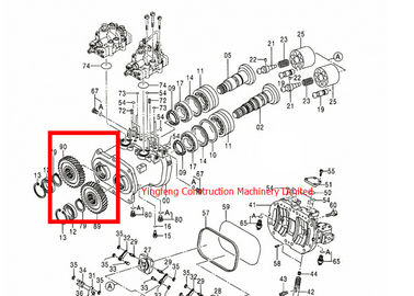 3100993 / 3100994 Hydraulic Pump Gear Hitachi Excavator Accessories