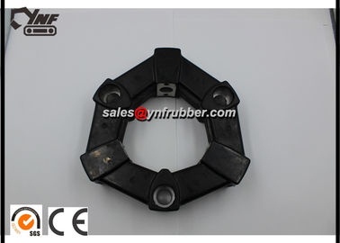 Black Hydraulic Pump Excavator Coupling , 16AS / 16A Rubber Shaft Coupling