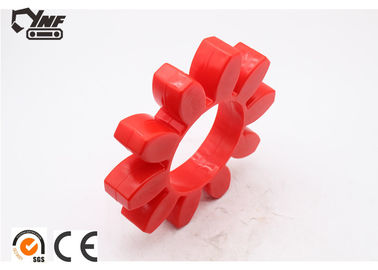 Flexible Excavator Engine Parts PU Rubber Spider Coupling Standard Or Nonstandard