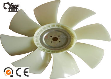 White 4BG1T Radiator Cooling Fan Blade For Excavator Accessories